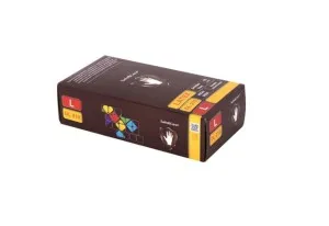 Перчатки латексные SAFE&CARE High Risk DL210,повыш.прочн.,синие, 25 пар/50 штук, р-р 8-9 (L)