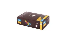 Перчатки латексные SAFE&CARE High Risk DL210,повыш.прочн.,синие, 25 пар/50 штук, р-р 7-8 (M)