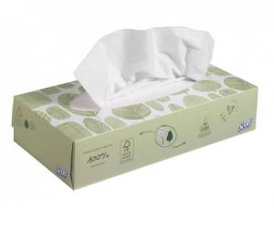 Салфетки косм. для лица Scott, белые, 100 л./коробка, 21 коробка/уп., Kimberly-Clark,