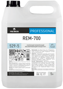 Концентрат усил. низкопенный обезжир. для ремзон и СТО REM-700, 5 л,PRO-BRITE