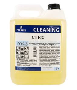 Концентрат моющий для восстановления блеска полимерных покрытий CITRIC, 5 л, PRO-BRITE
