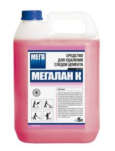 МЕГАЛАН К средство д/удаления следов цемента 5л