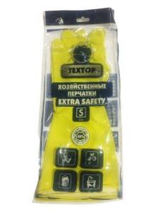картинка Перчатки хозяйственные латексные Extra (размер S) TEXTOP